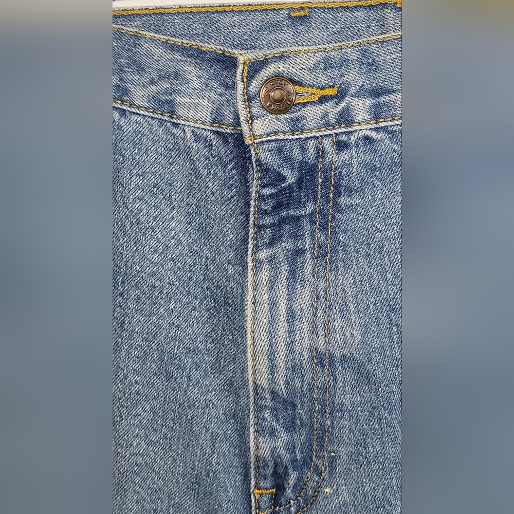 Men's Arizona Blue Size 38 X 32 Boot Cut Jeans - Picture 3 of 9